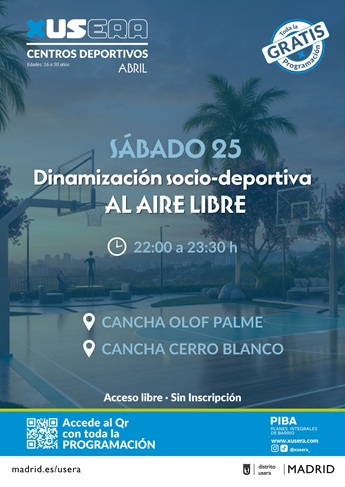 Dinamización socio-deportiva al aire libre