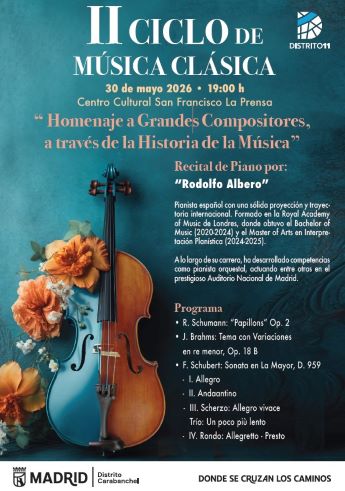 Classical Music Recital II - Schumann, Brahms, Schubert
