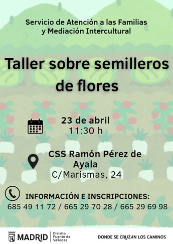 Taller sobre semilleros de flores