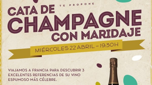 CATA DE CHAMPAGNE CON MARIDAJE