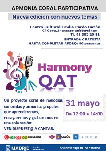 Participatory Choral Harmony (Cancelled)