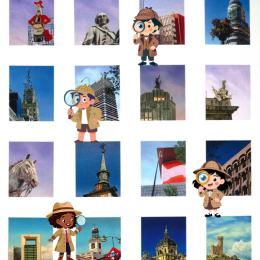 Actividad infantil: Detectives de la ciudad. Taller familiar exposición Naturaleza de asfalto.