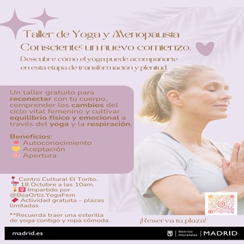 Taller de yoga y menopausia