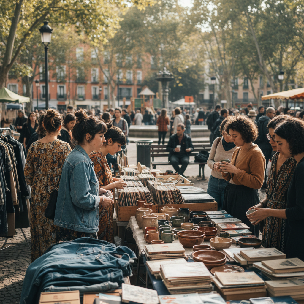 Sunday Flea Market at Boxhagener Platz