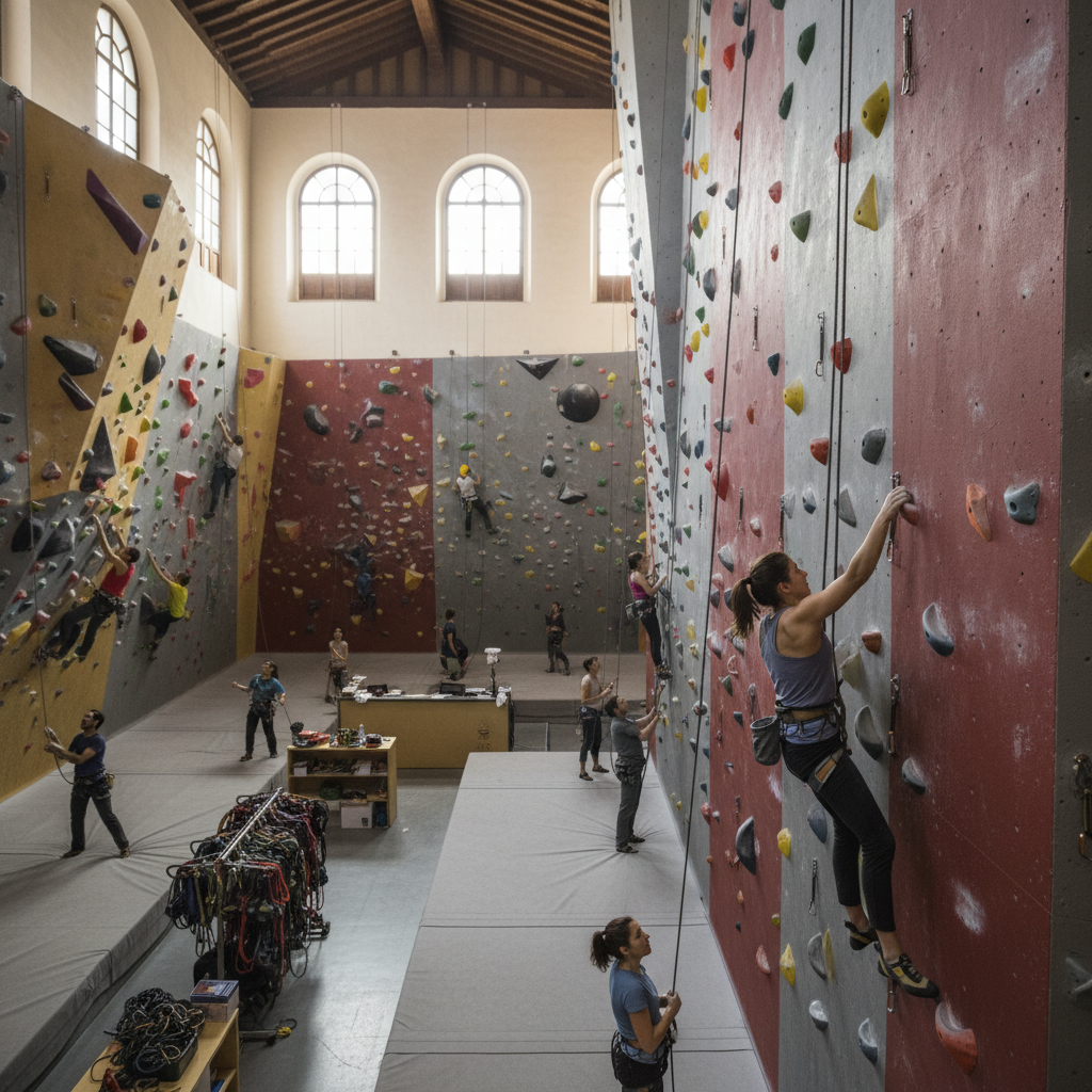 Escalada en Gimnasio El Muro