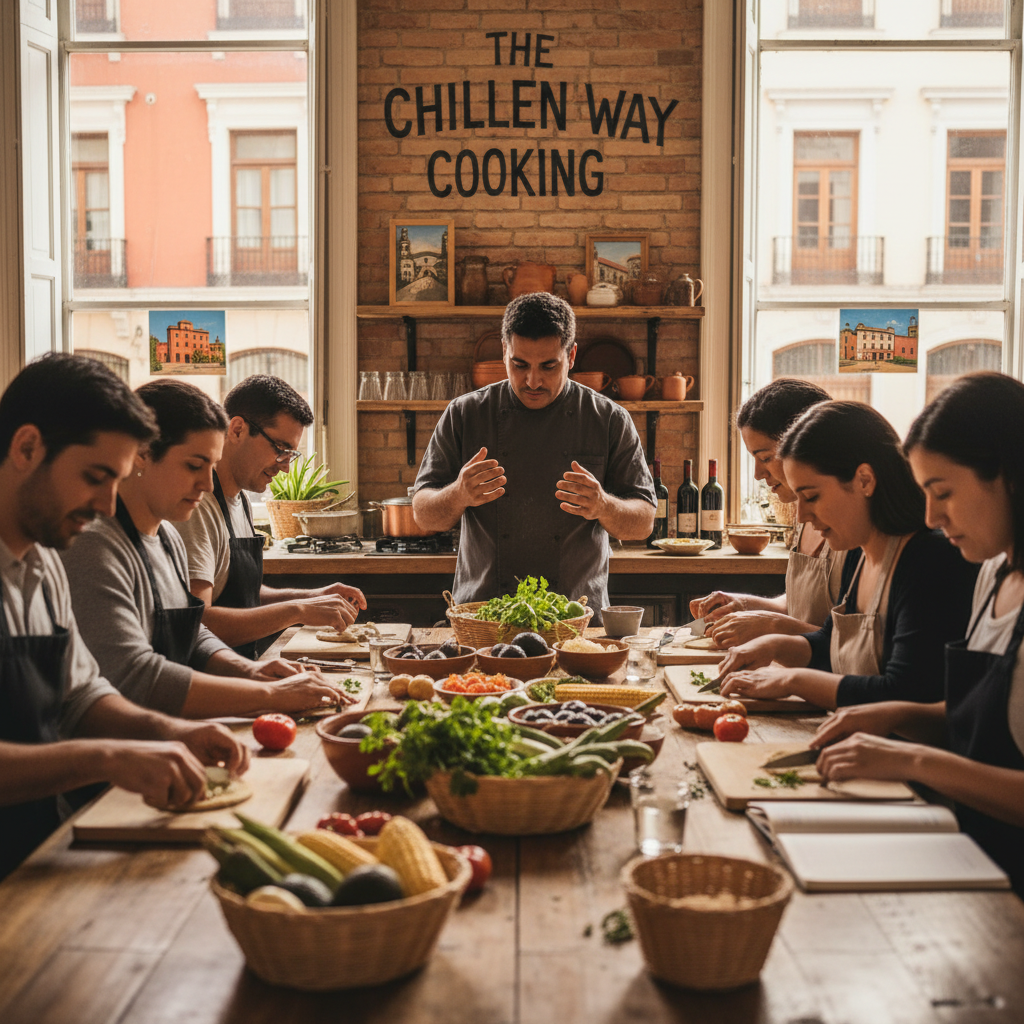 Interactive Cooking at The Chilean Way Cooking