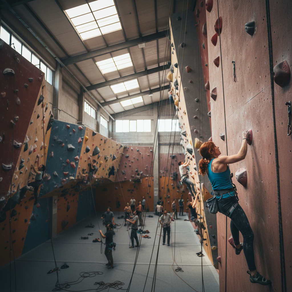 Escalada en Gimnasio El Muro