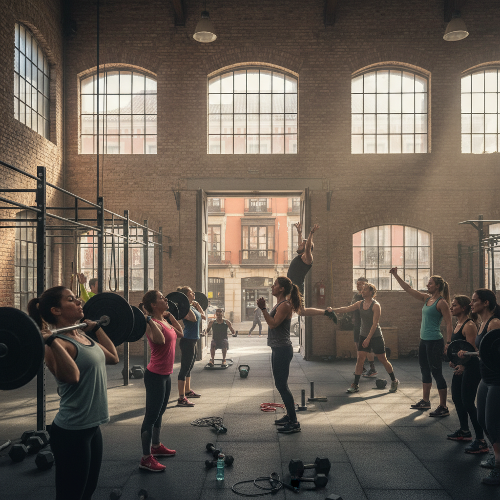 Clase de CrossFit en CrossFit Santiago