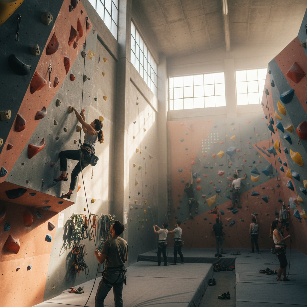 Escalada en Gimnasio El Muro