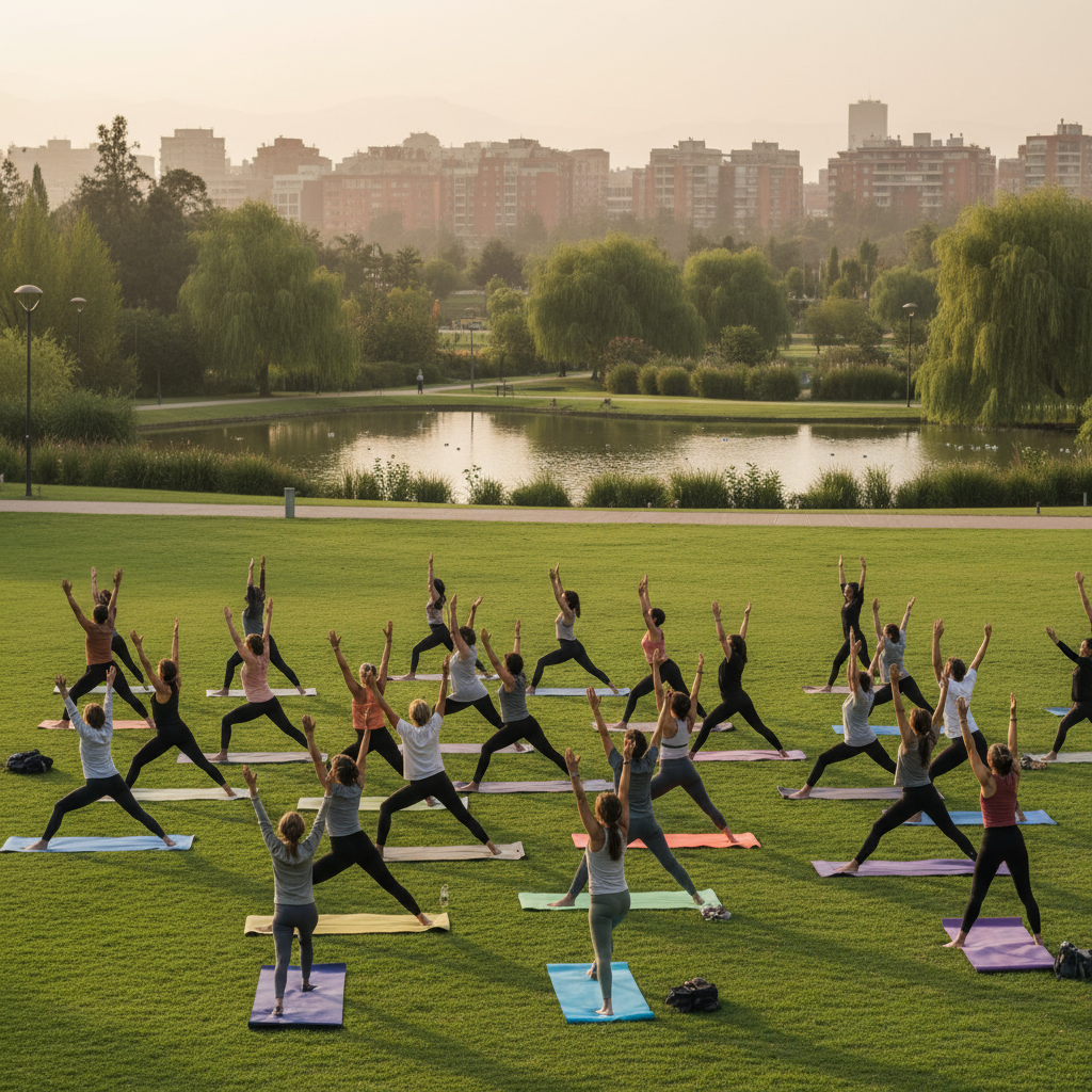 Yoga Gratuito en Parque Bicentenario