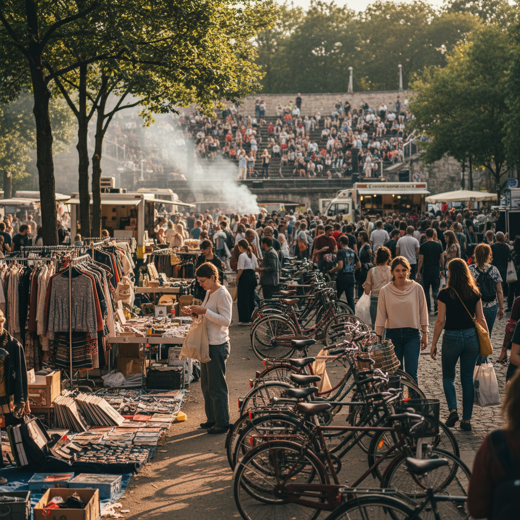 Sunday Flea Market at Mauerpark
