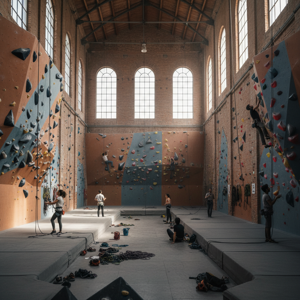 Escalada en Gimnasio El Muro