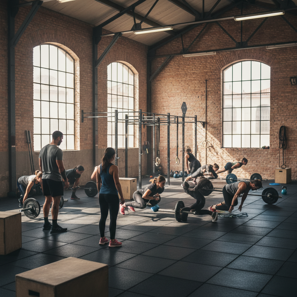 Clase de CrossFit en CrossFit Santiago