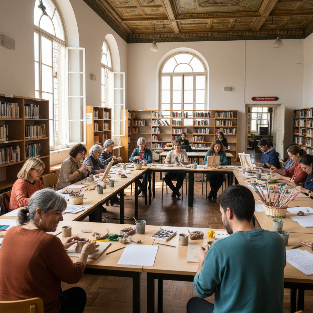 Free Workshops at Biblioteca de Santiago