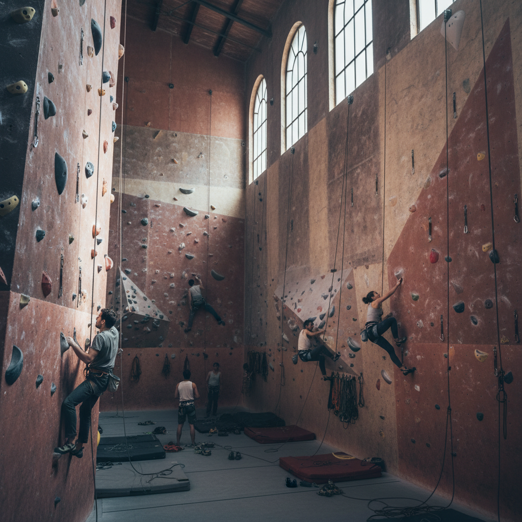 Escalada en Gimnasio El Muro