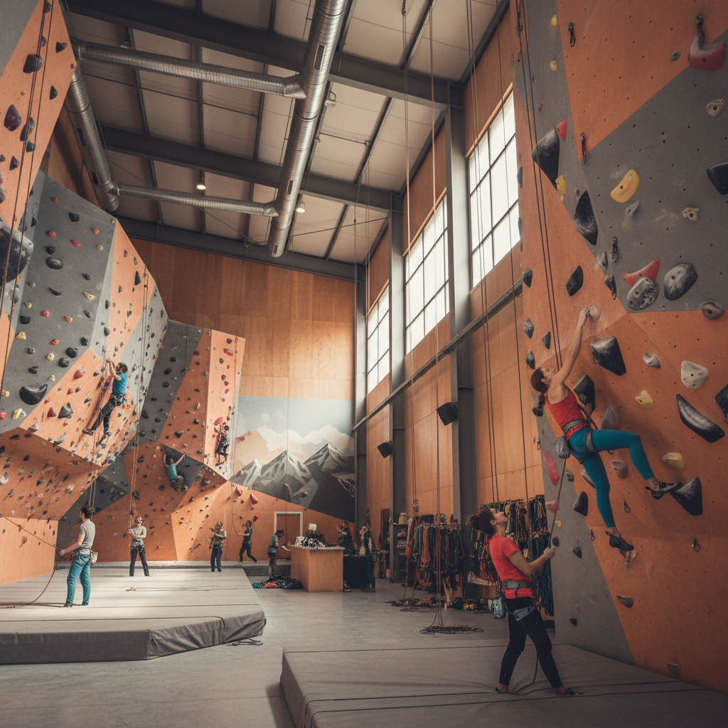 Escalada en Gimnasio El Muro