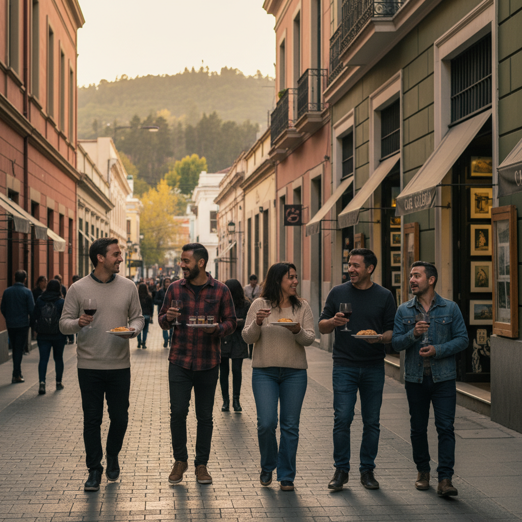 Food Route through Barrio Lastarria