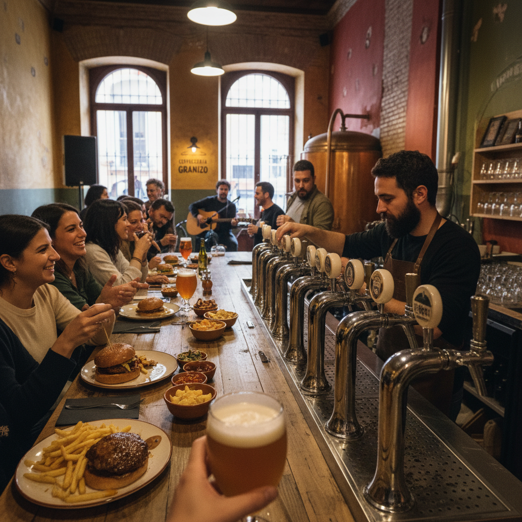 Cerveza Artesanal en Granizo