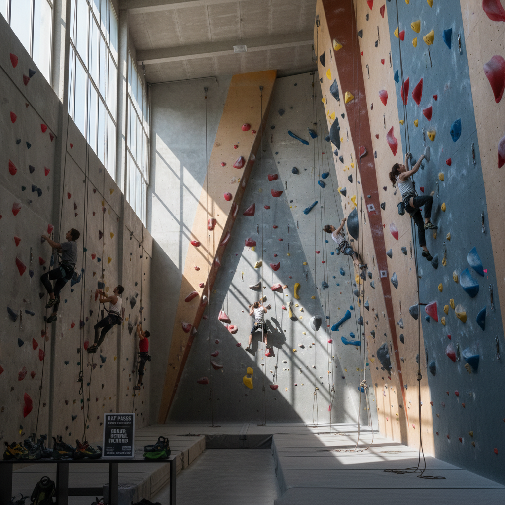 Escalada en Gimnasio El Muro