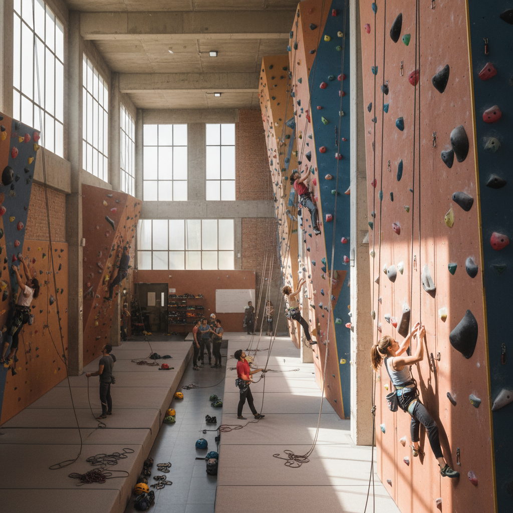 Escalada en Gimnasio El Muro