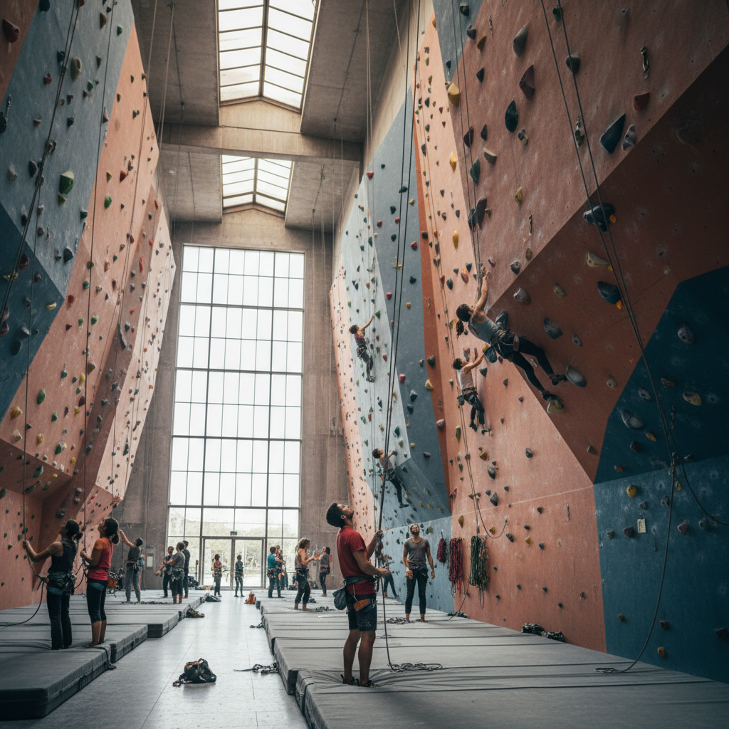 Escalada en Gimnasio El Muro