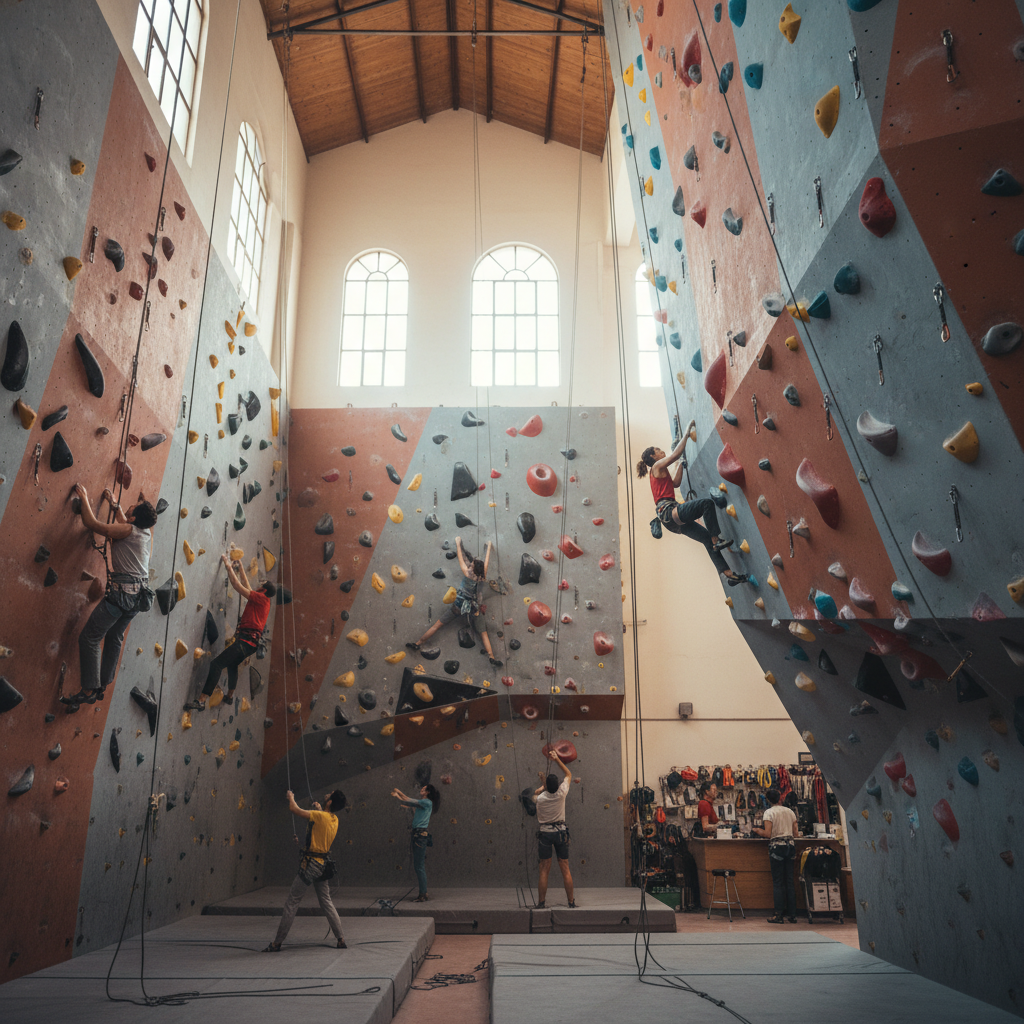 Escalada en Gimnasio El Muro