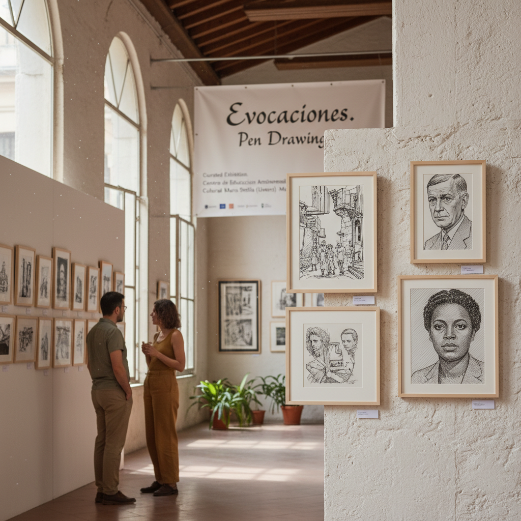 Evocaciones: Dibujos a Bolígrafo