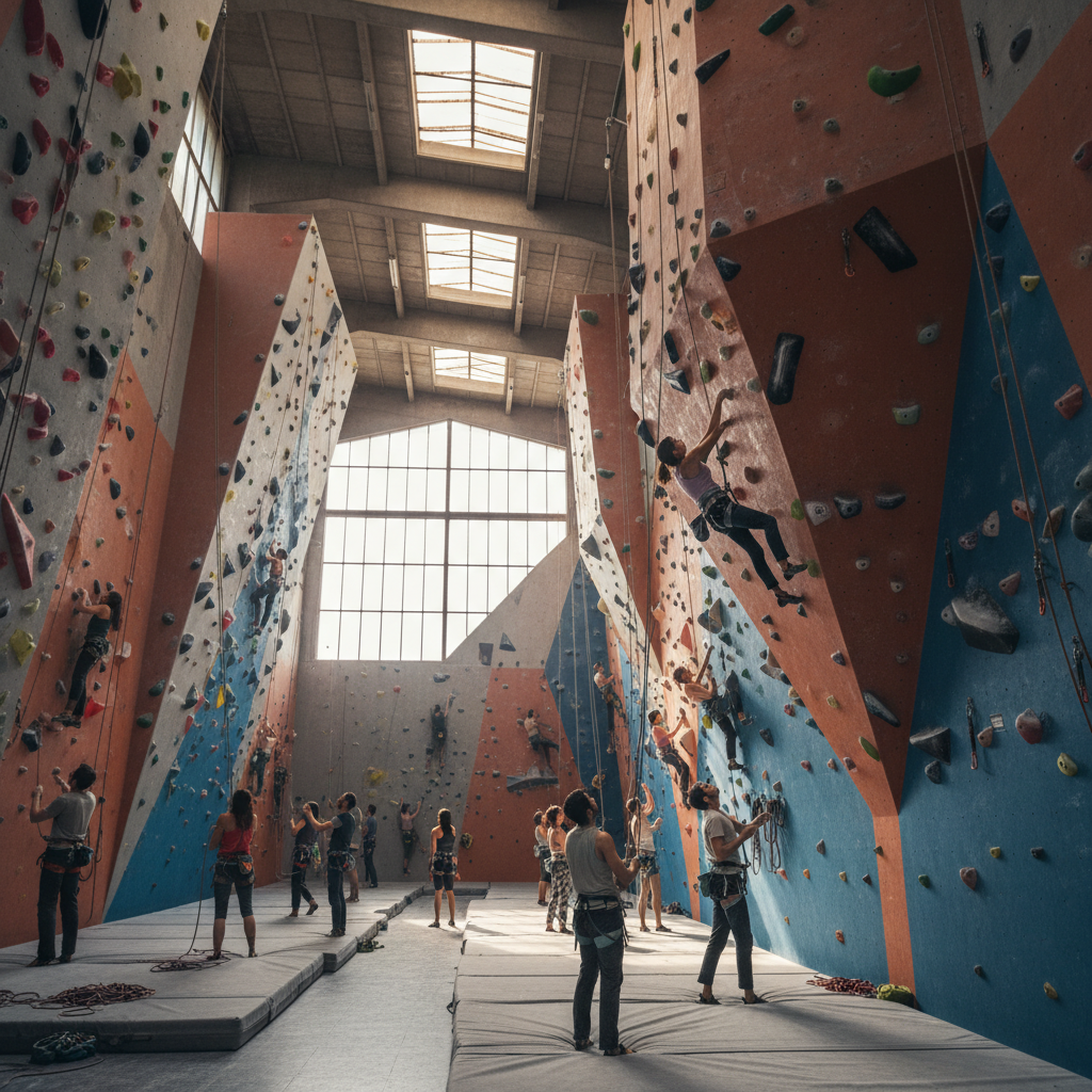 Escalada en Gimnasio El Muro