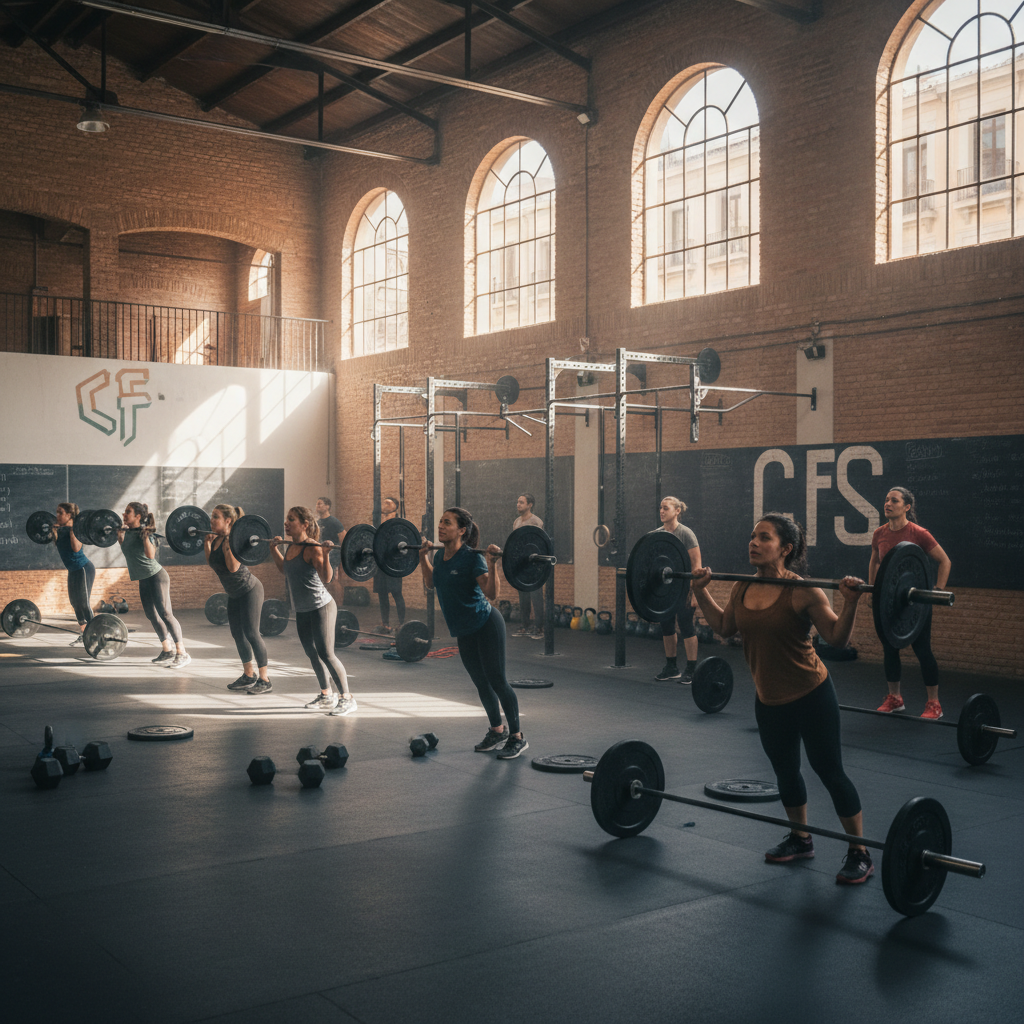Clase de CrossFit en CrossFit Santiago
