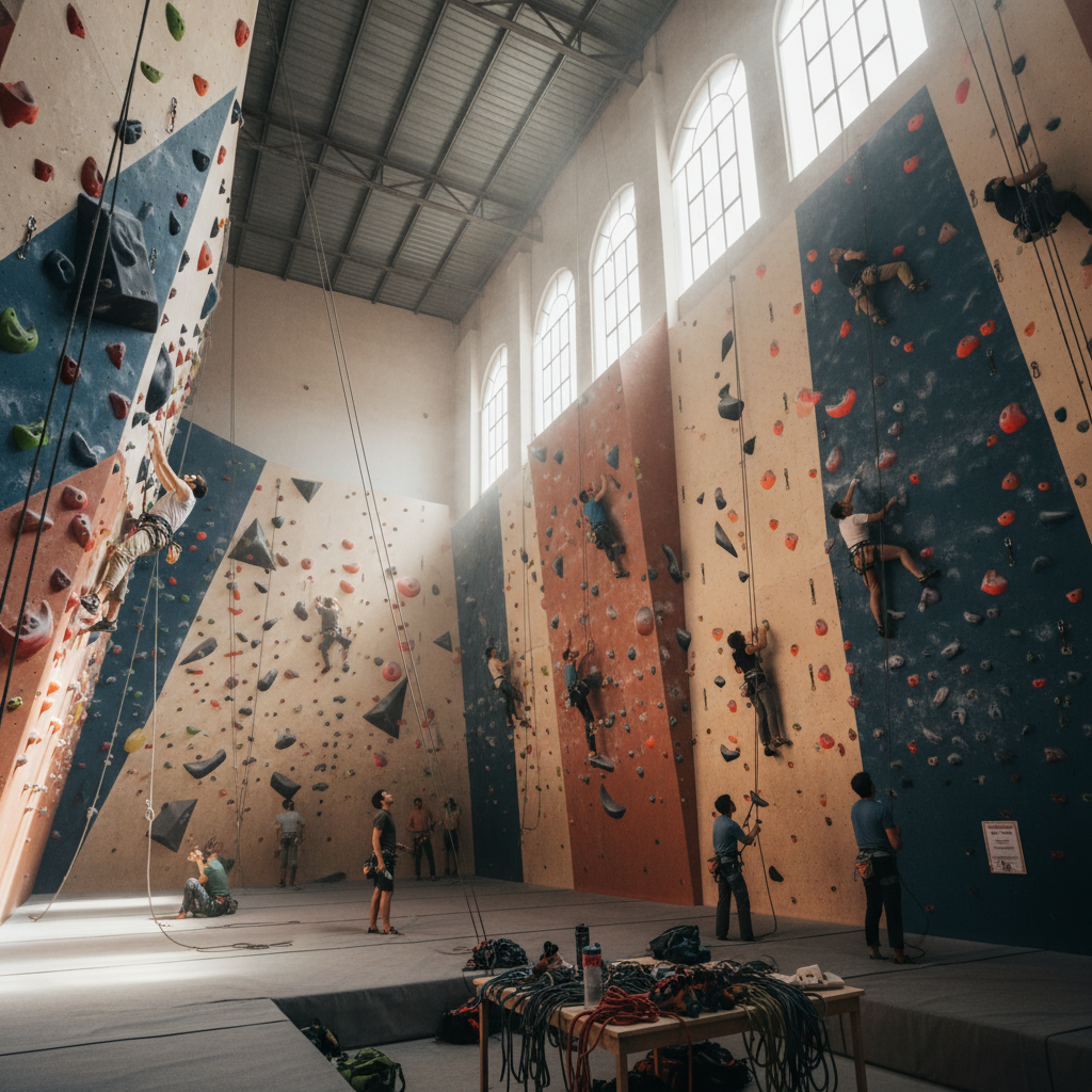 Escalada en Gimnasio El Muro