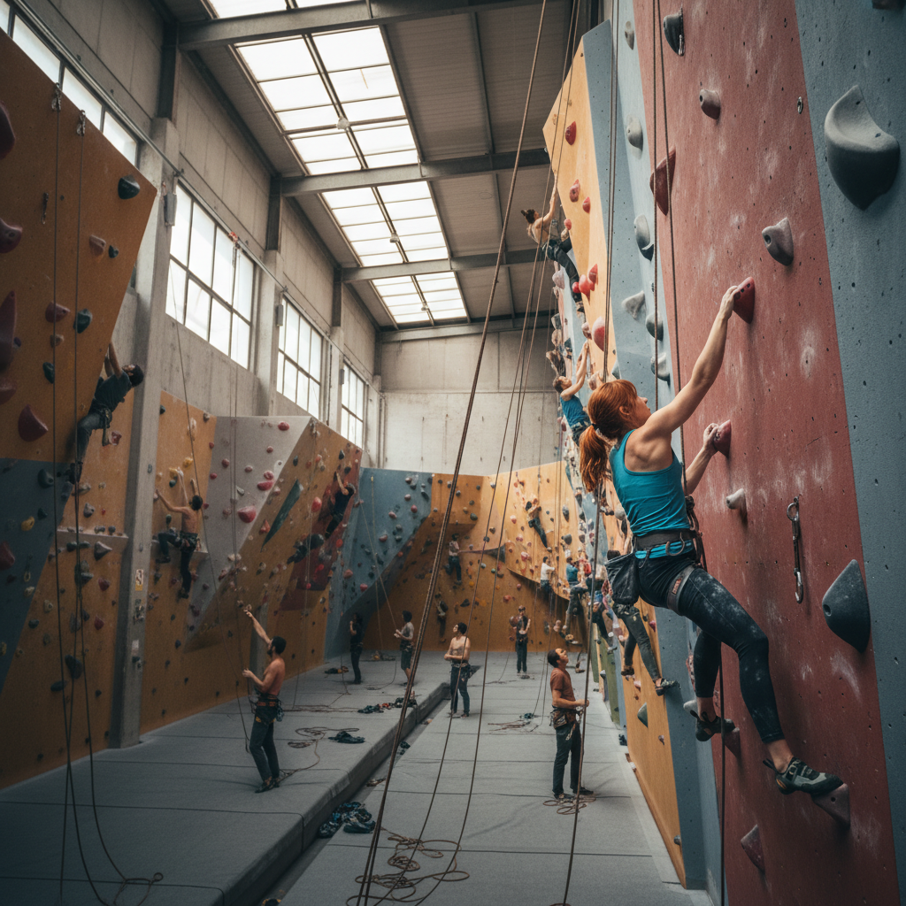 Escalada en Gimnasio El Muro