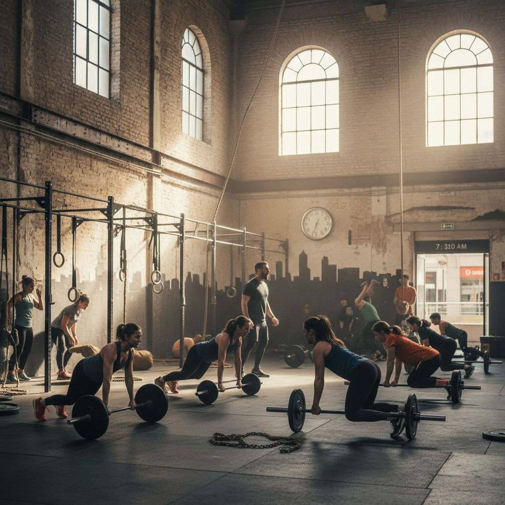 Clase de CrossFit en CrossFit Santiago