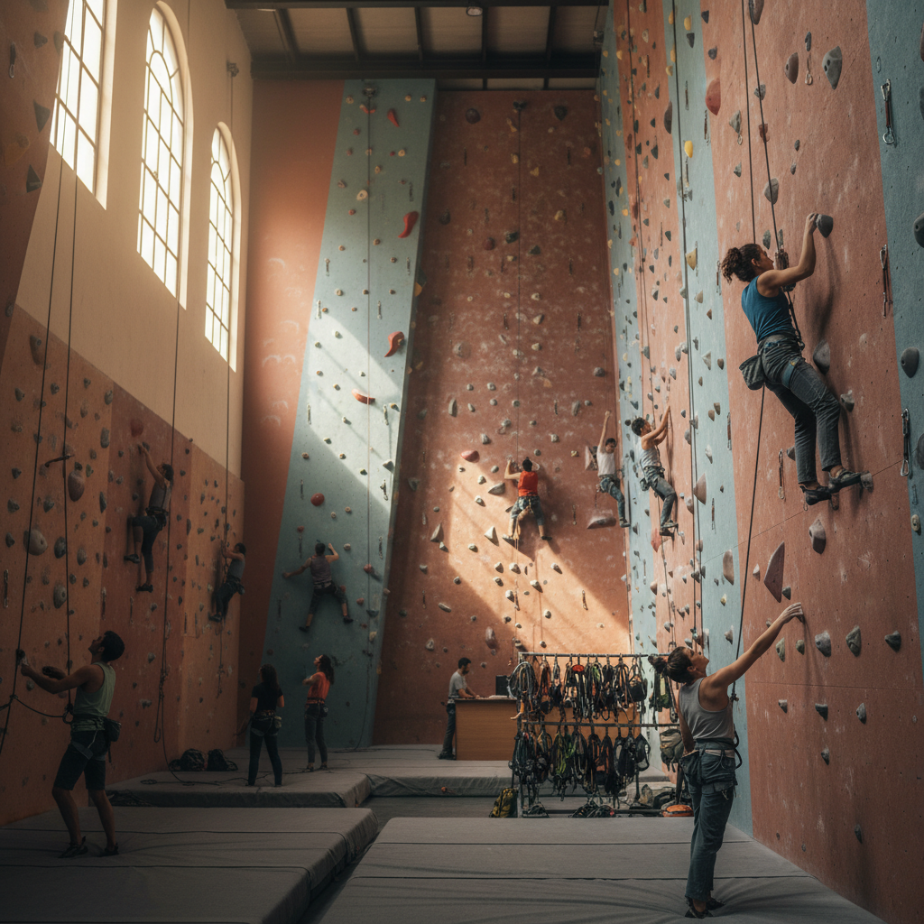 Escalada en Gimnasio El Muro
