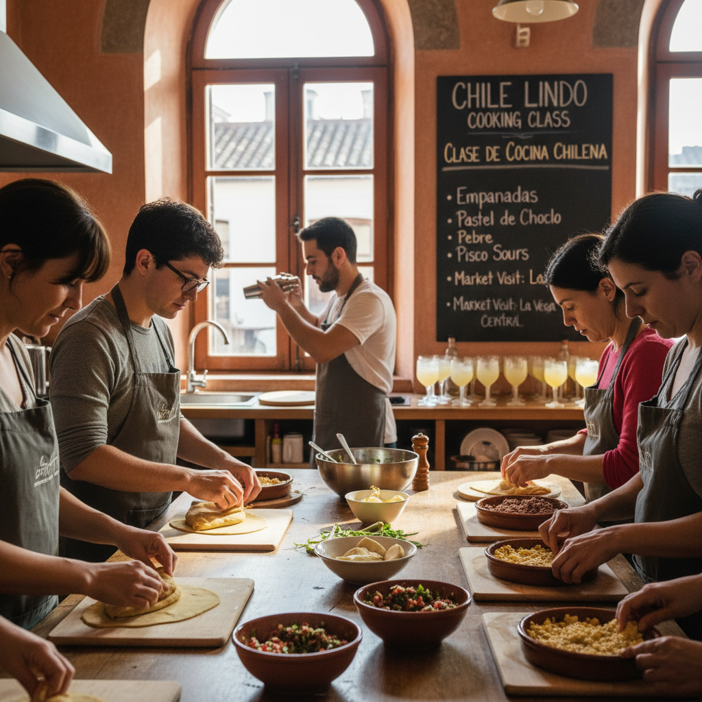 Clase de Cocina Chilena