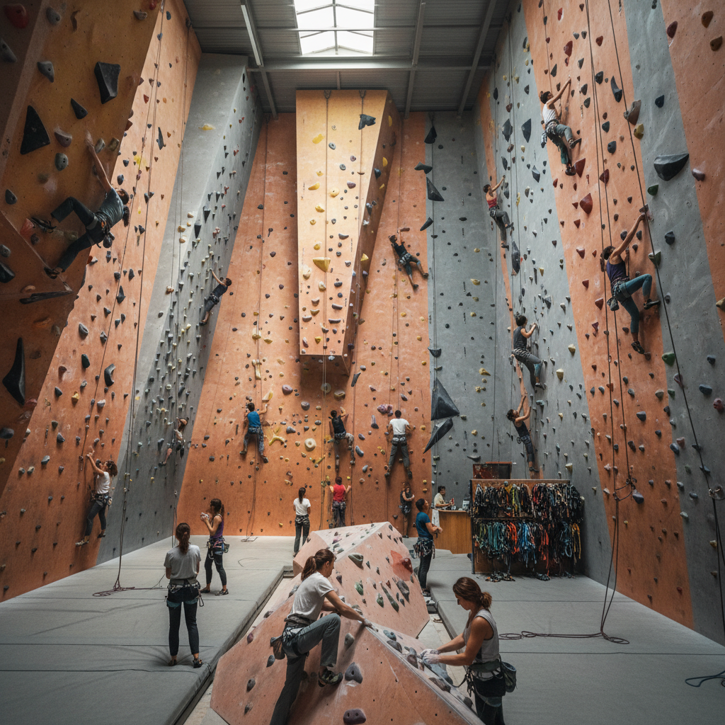 Escalada en Gimnasio El Muro