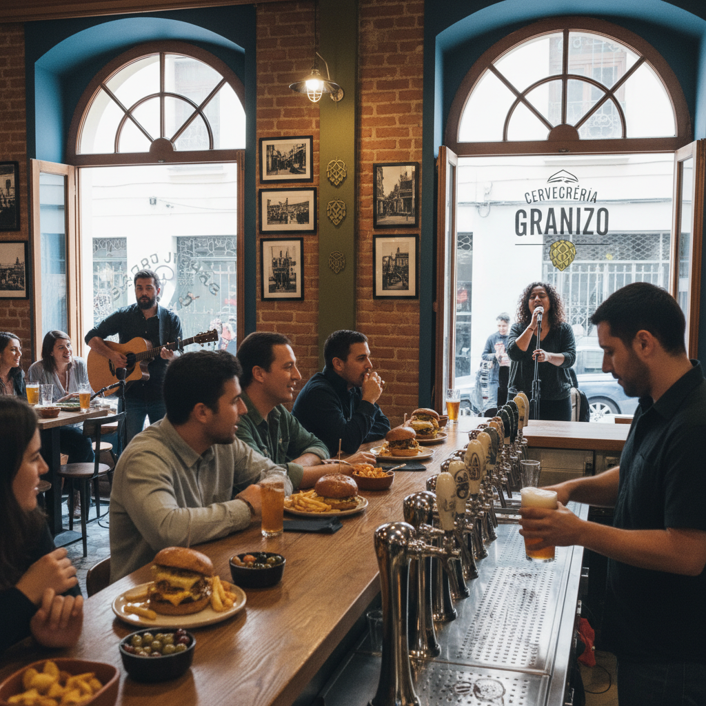 Cerveza Artesanal en Cervecería Granizo