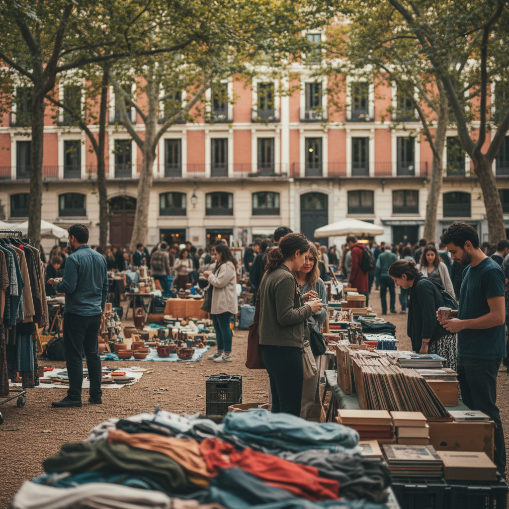 Sunday Flea Market at Boxhagener Platz