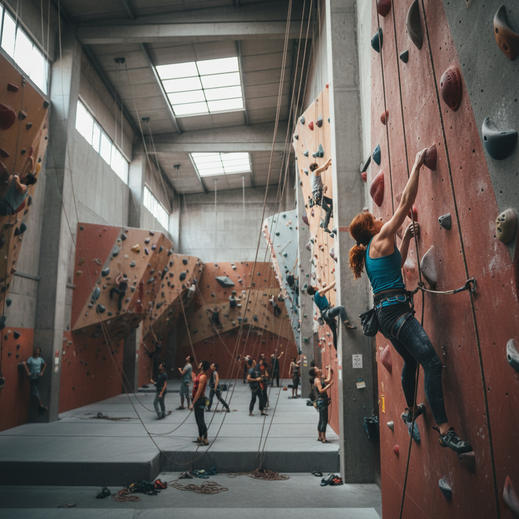 Escalada en Gimnasio El Muro
