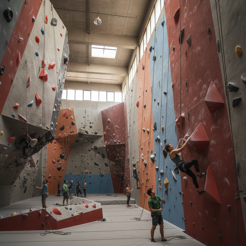 Escalada en Gimnasio El Muro
