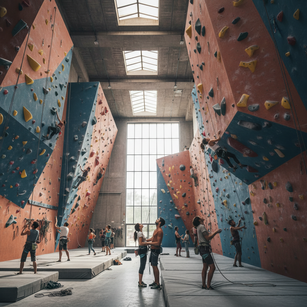 Escalada en Gimnasio El Muro