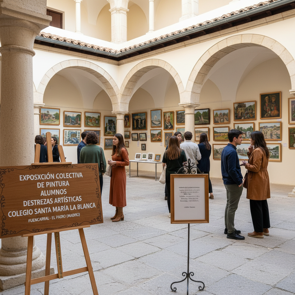 Collective Painting Exhibition: Artistic Skills Students