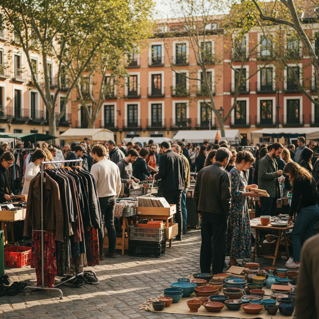 Sunday Flea Market at Boxhagener Platz