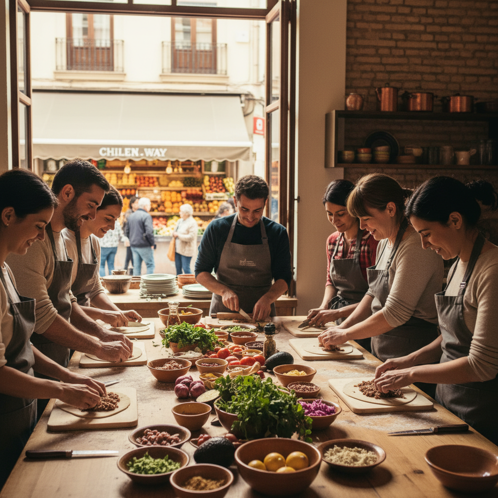 Cooking Workshop at The Chilean Way