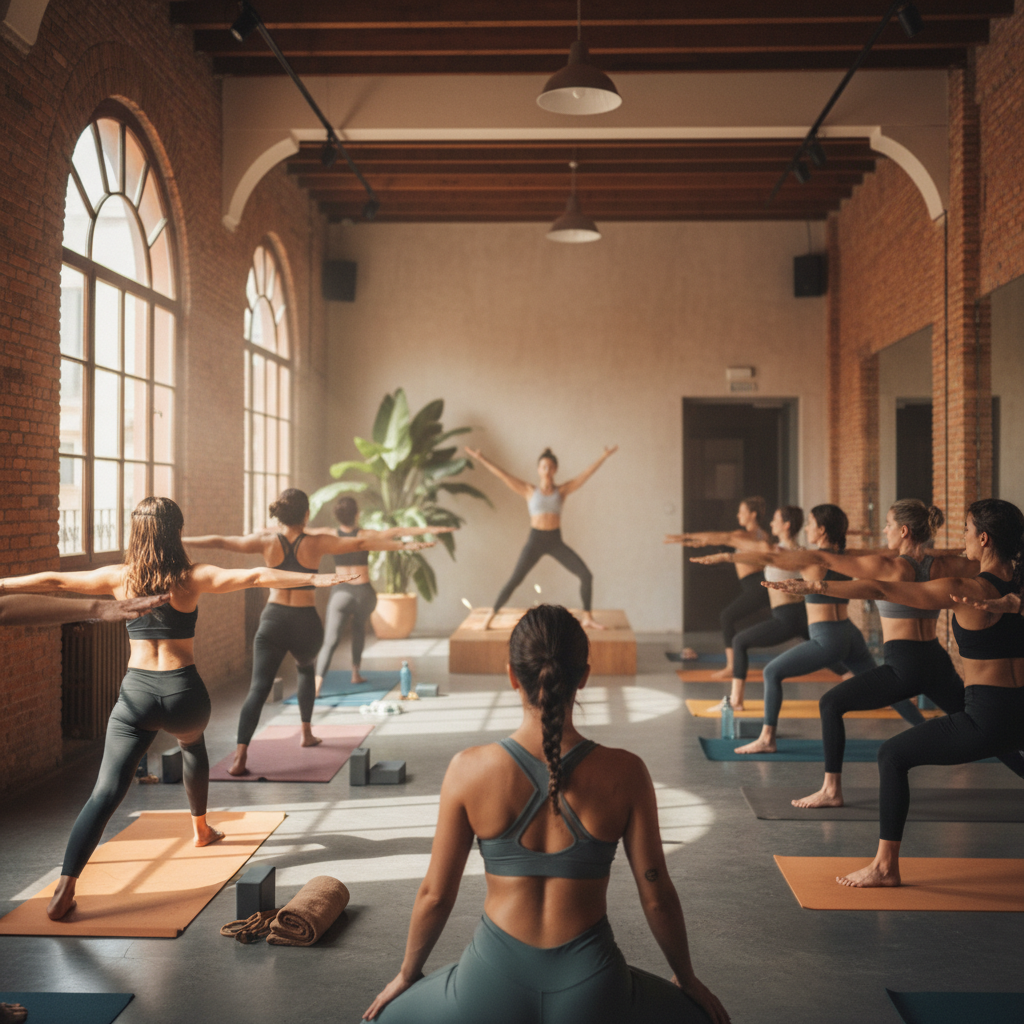 Clase de Yoga en Yoga Studio Chile