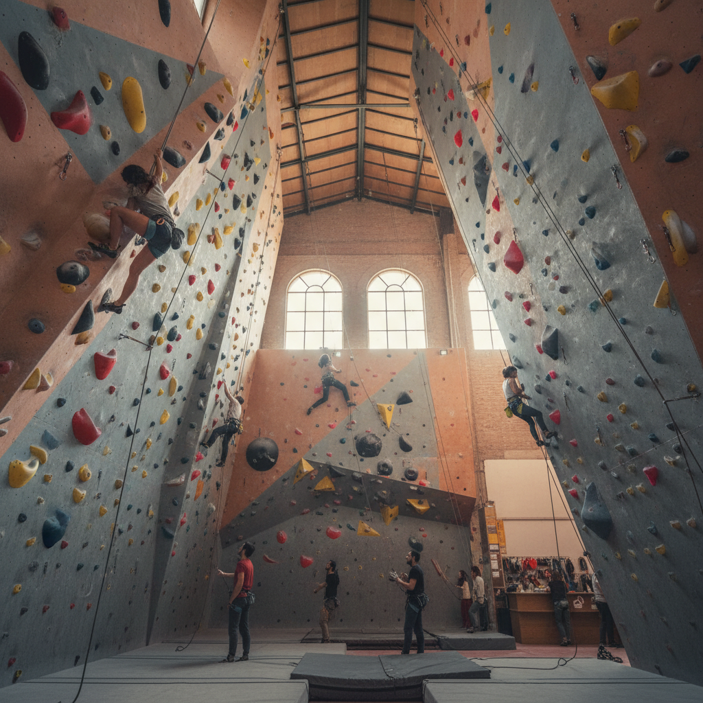 Escalada en Gimnasio El Muro