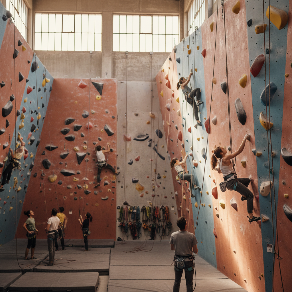Escalada en Gimnasio El Muro