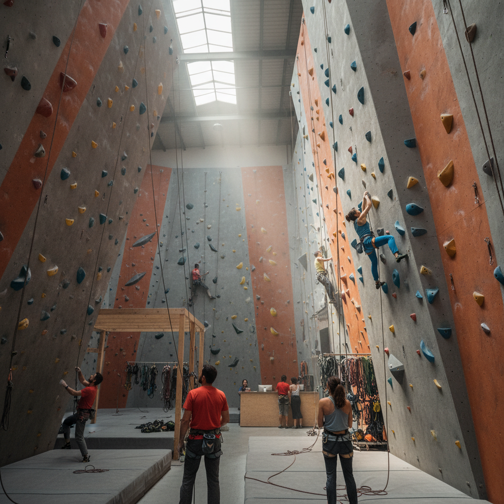 Escalada en Gimnasio El Muro