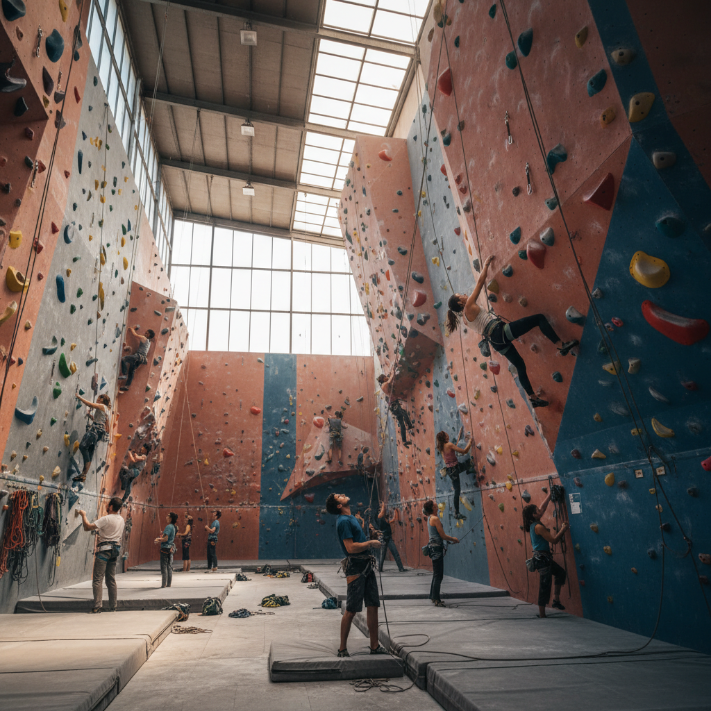 Escalada en Gimnasio El Muro