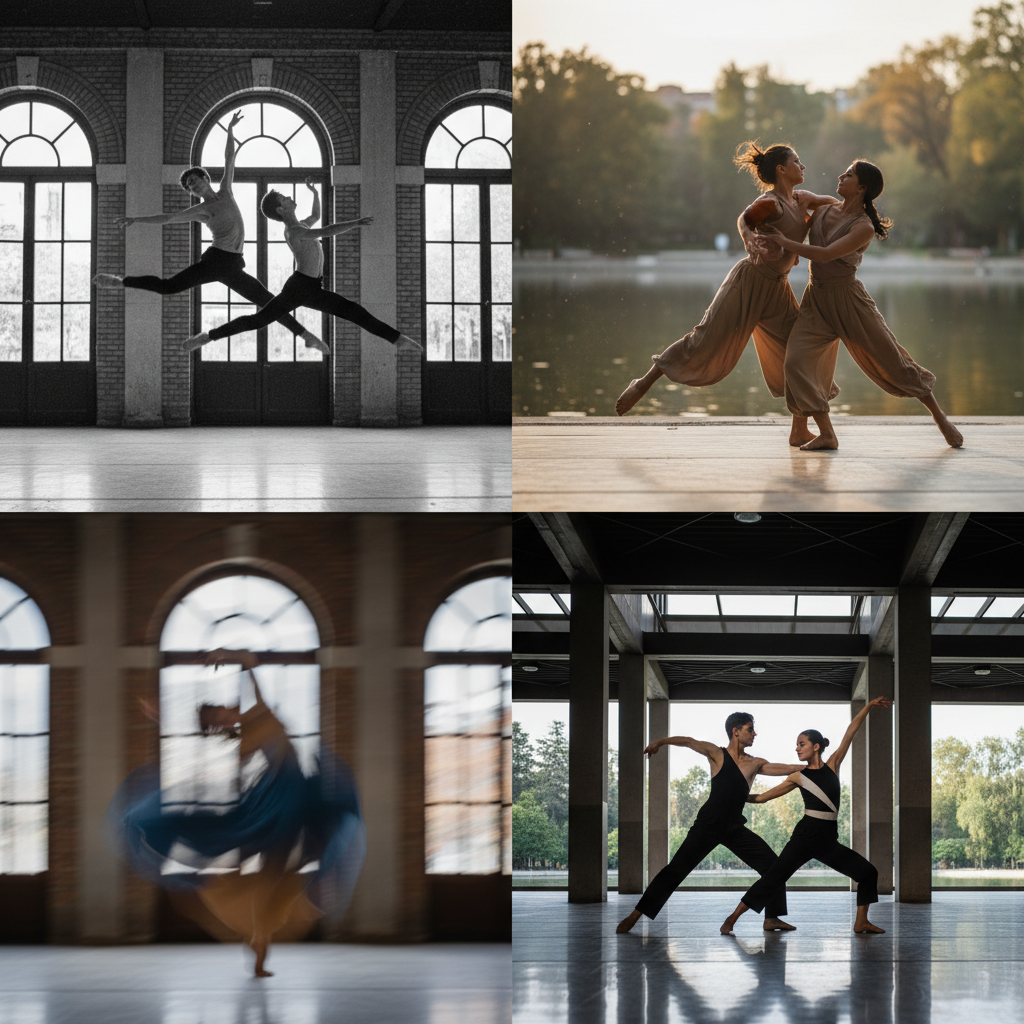 4 escenas, 4 estilos