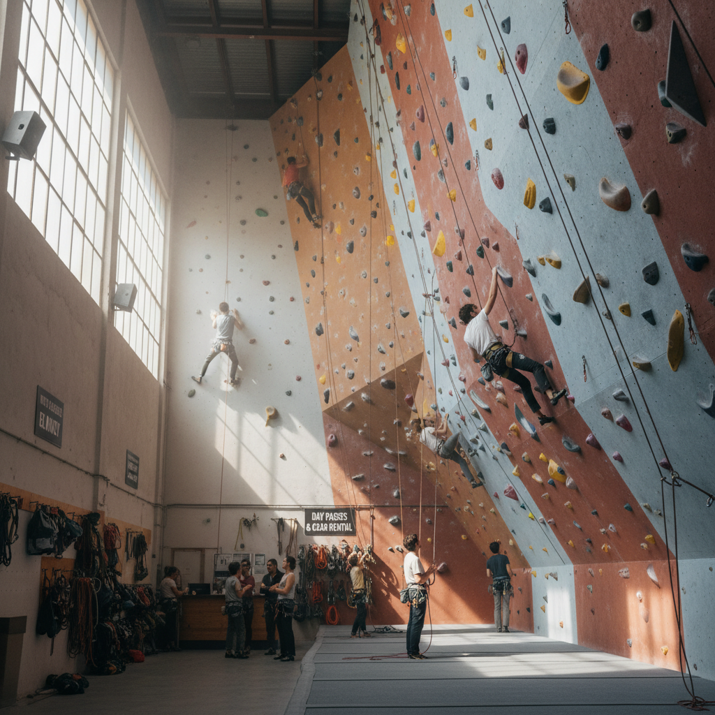 Escalada en Gimnasio El Muro